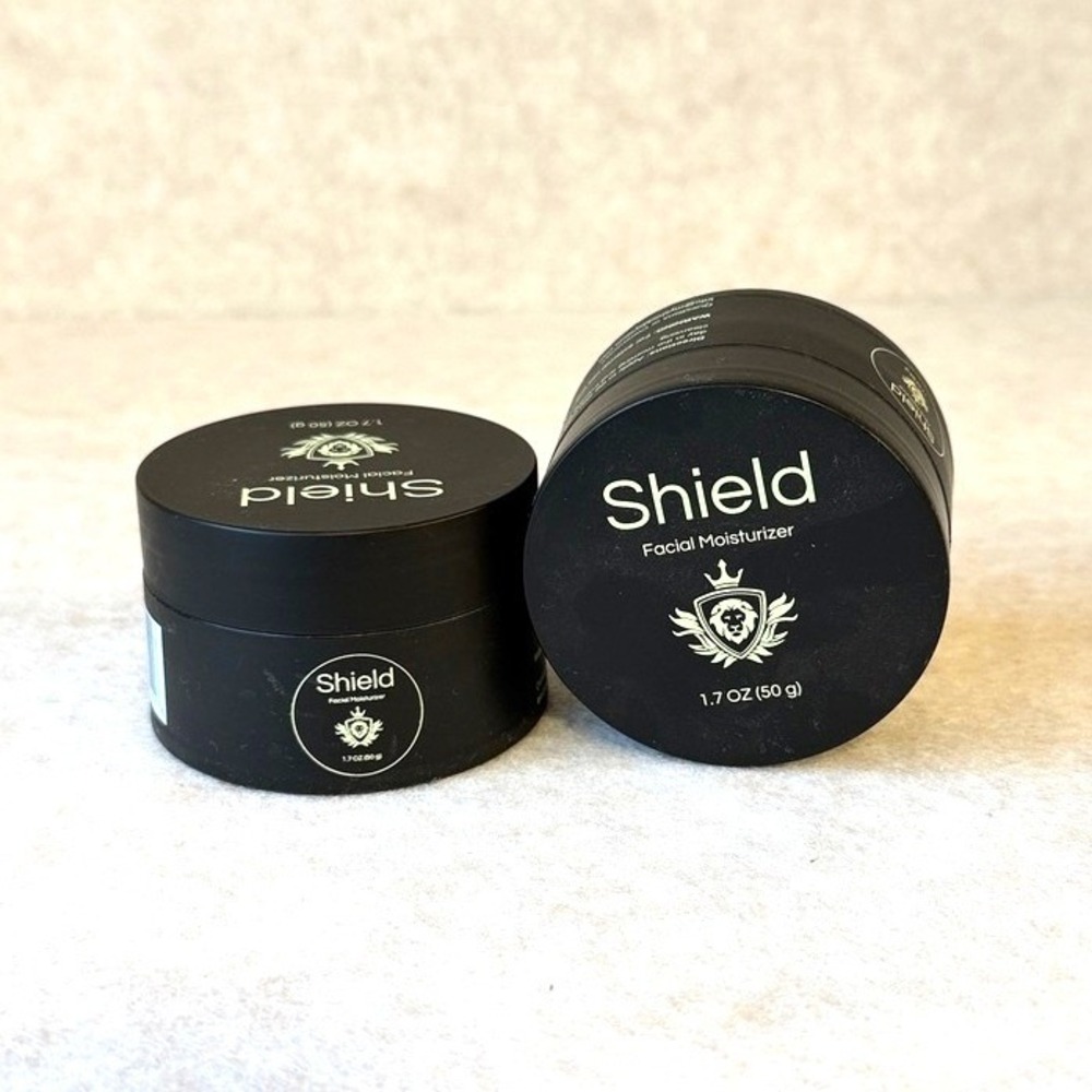 2 Pack Shield Facial Moisturizer 1.7oz‎ 50g Aloe Squalane Niacinamide Vitamin C